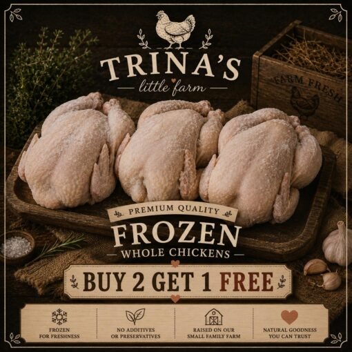 Freshly Frozen Chicken - Buy 2 get 1 FREE - Less than 7 days Frozen